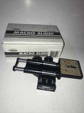  Top MINT in Box Velbon Macro Slider Focusing Stage Tripod Head Rail From JAPAN