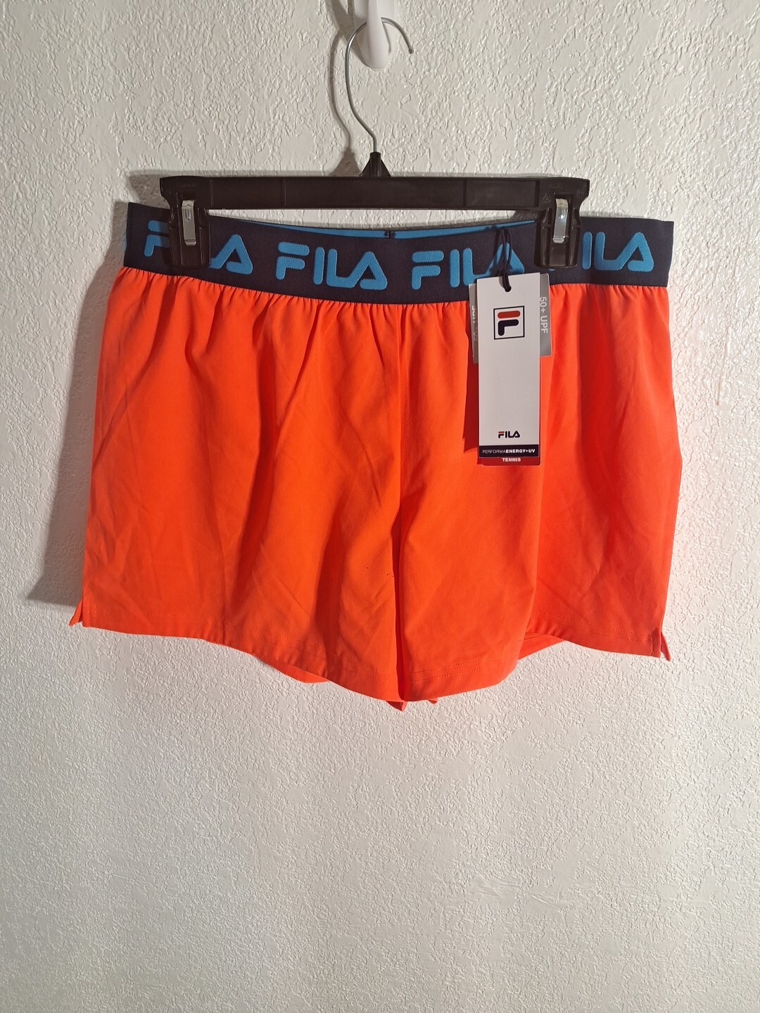 Pantaloncini da tennis FILA donna Activewear Essential grandi nuovi con etichetta