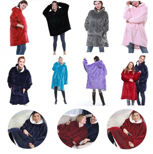 OVERSIZED HOODIE BLANKET WOMENS 