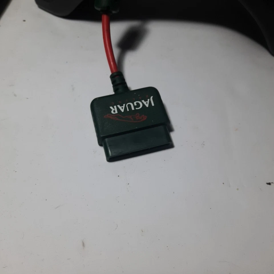 Jaguar Racing Wheel & Pedals. Sony PlayStation PS2 PS1 Tested Working - Image 3 of 4