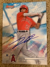 Jordyn Adams 2018 Bowmans Best 5x7 1/49 Angels In Person