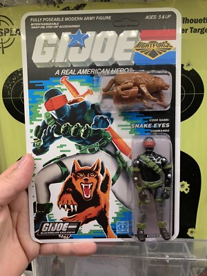 Arah Cobra 1988 Style Night Force V2 Snake Eyes Beautiful Lot Mint Card Moc L@@k