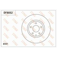 TRW 2X Bremsscheibe Vorne 297 BelüFtet FüR Mazda CX-5 KE GH KF 6 Kombi