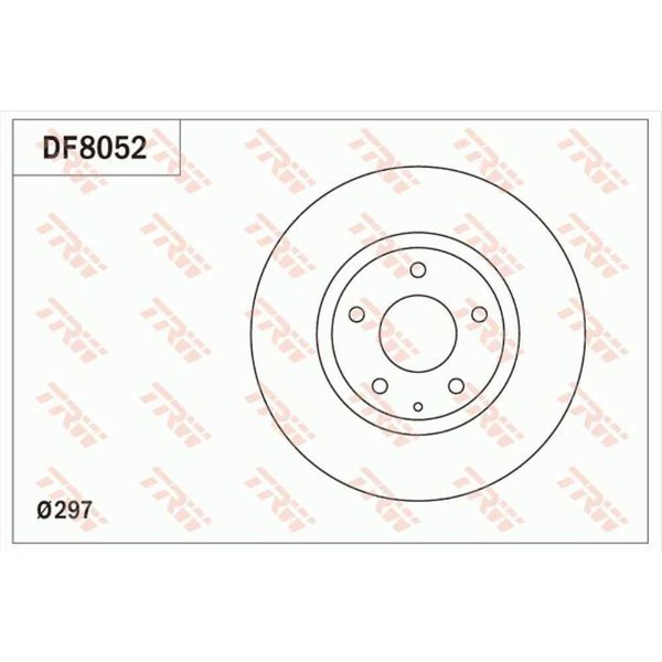 TRW 2X Bremsscheibe Vorne 297 BelüFtet FüR Mazda CX-5 KE GH KF 6 Kombi-image