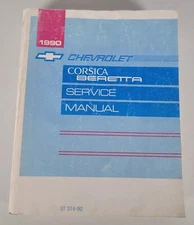 1990 Corsica Beretta Service Manual Factory Original Service ST 374-90 Vintage 
