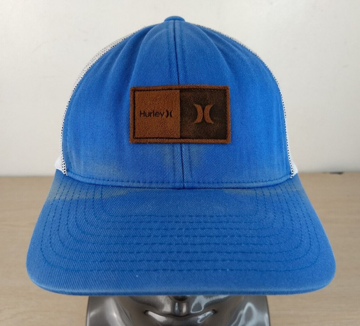 HURLEY LOGO PATCH ADJUSTABLE SNAPBACK TRUCKER/MES… - image 1