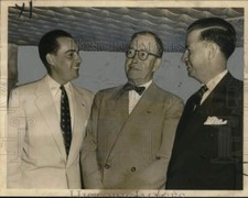 1952 Press Photo Speakers at the Meeting of the Young Men's Business Club
