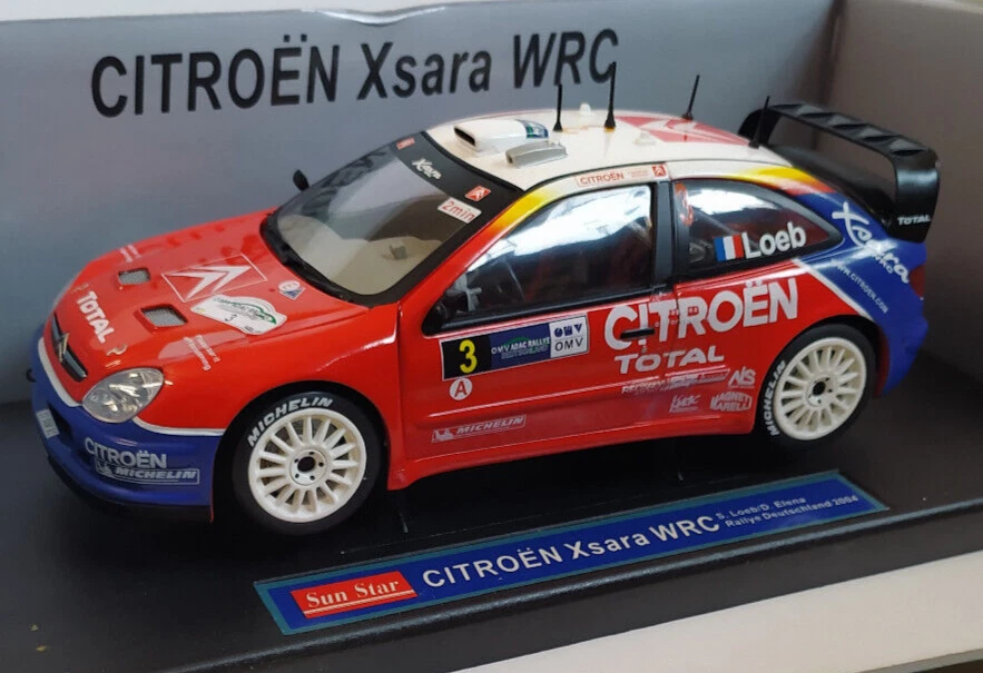 SUN STAR 1:18 DIE CAST CITROEN XSARA WRC #3 LOEB RALLY DEUTSCHLAND 2004 4410 - Immagine 2 di 3