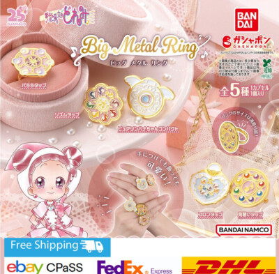 Ojajo Doremi BIG METAL RING 5er Set komplett / Kapselspielzeug / NEU JP