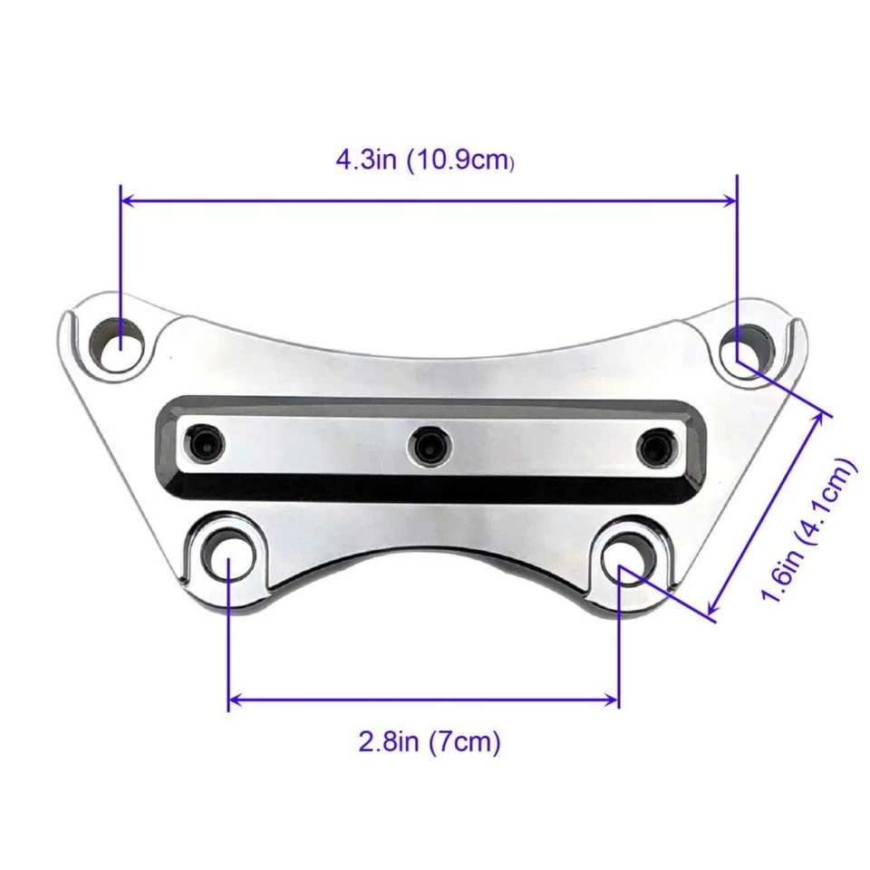 Handlebar Riser Clamp For Harley Ultra Classic Electra Glide Road King 1993-2014 - Изображение 2 из 4