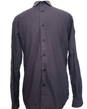 Versace Collection Shirt Men Size 41/16 Black Button Up Long Sleeve