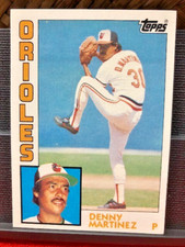 1984 Topps Baseball Card #631 Denny Martinez, Baltimore Orioles, EX-to-Near Mint