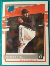 2020 DONRUSS OPTIC RATED ROOKIE RICO GARCIA #89 SAN FRANCISCO GIANTS