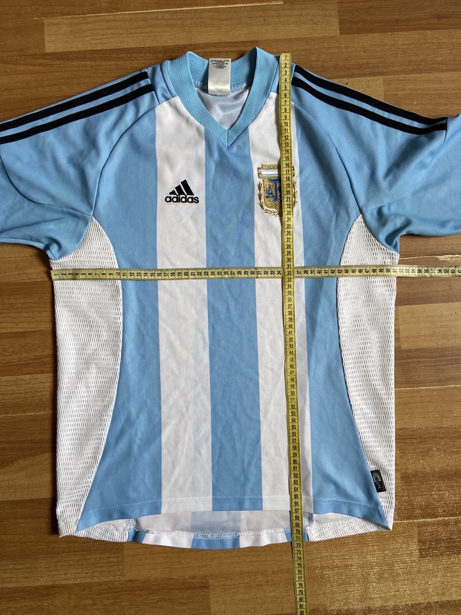 ARGENTINA 2002 HOME FOOTBALL SHIRT SOCCER JERSEY ADIDAS sz