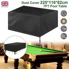7ft Heavy Duty Waterproof Billiard Snooker Pool Table Dust Cover Protector Tool