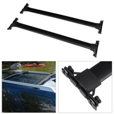 For 2010-2022 Toyota 4Runner Roof Rack Cross Bars Black Rails Rack Aluminum Bars