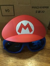 Nintendo Super Mario Brothers Sunglasses HAS SMALL CRACKS 