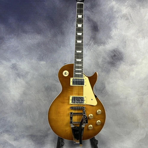 Standard Electric Guitar with Vibrato tremolo system Solid Mahogany body Rosewoo
