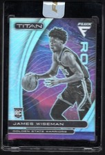2020-21 Panini Flux JAMES WISEMAN Titan Encased Silver Prizm Rookie RC #12