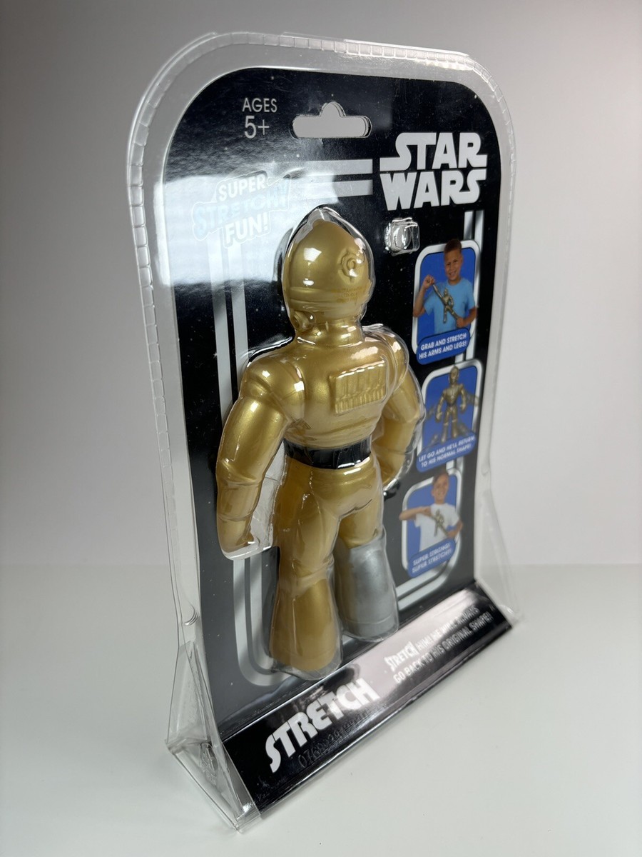 Stretch Star Wars C-3PO – Dehnbare Actionfigur Zum Zerren, Knoten & Zurückformen, Offizielles Spielzeug