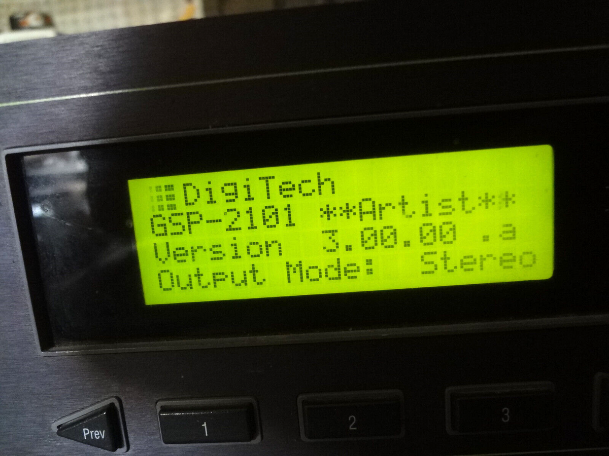 Digitech GSP-2101 Studio Tube Preamp/Multi Effects Guitar