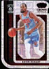 Kevin Durant Card 2021-22 Crown Royale Pivotal Players Asia Red #7 