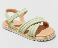 NEW Cat Jack Toddler Girl s Ankle Strap Sandals Size 5