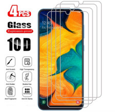 4 Pack Premium Tempered Glass Screen Protector For Samsung Galaxy A20 A30 A50