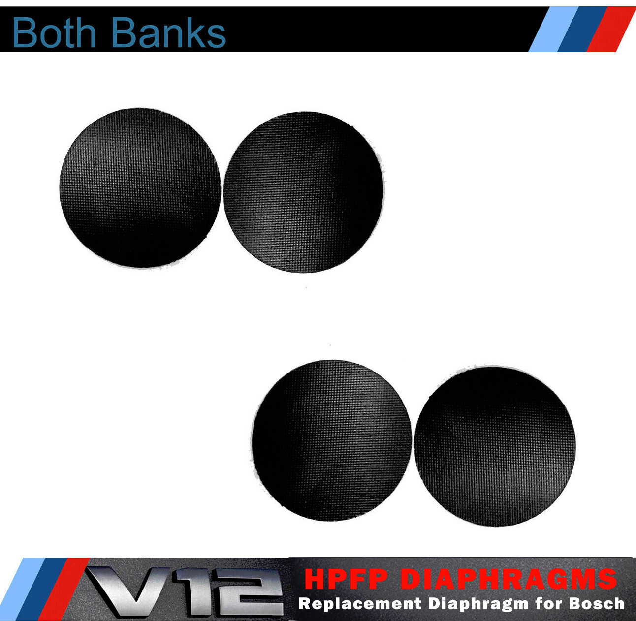 Replacement HPFP Diaphragm for BMW Rolls Royce V12 High Pressure Fuel Pump 2BANK