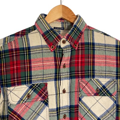 Check Shirt Multi Coloured Size Small Alcott Vintage Style