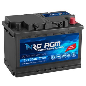 Аккумулятор agm 70ah 760a