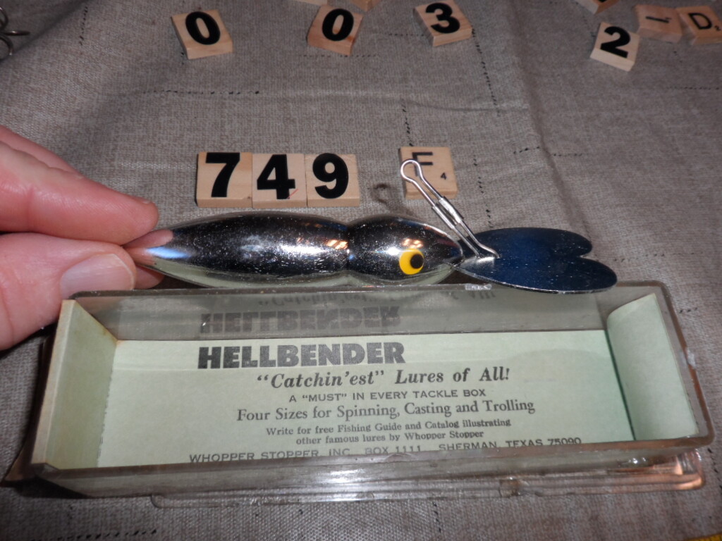 Leure Vintage Whopper Stopper Hellbender Avec Boîte - Neuf