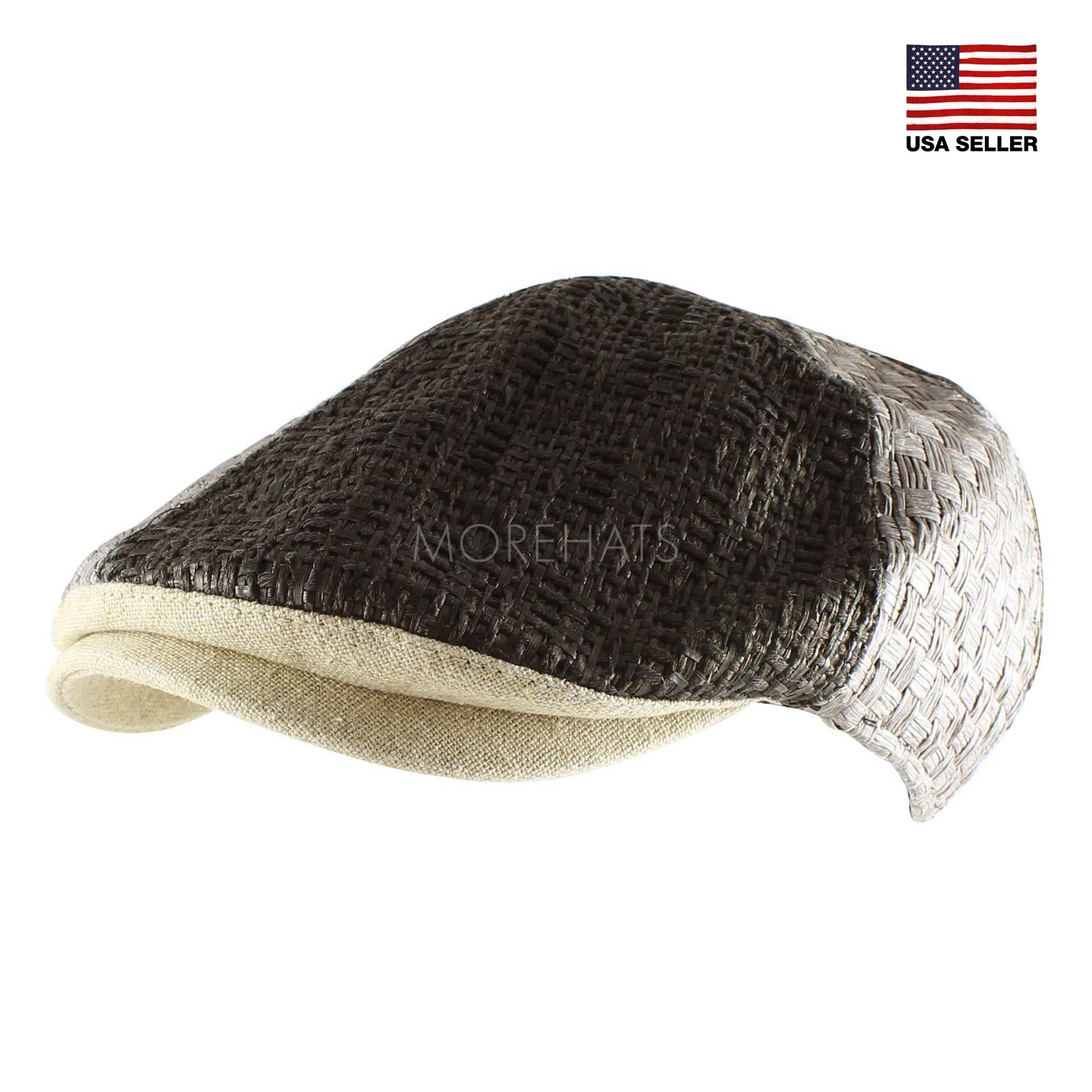 Multi Color Jute Summer Irish Hunt Newsboy Cabbie Golf Gatsby Cap Hat