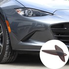 Smoked Black Front Fog Light Fog Lamp Cover Trim For Mazda MX-5 2016-23