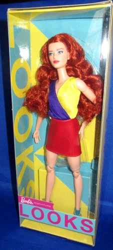 BARBIE SIGNATURE LOOKS MODEL #13 ARTICULATED COLLECTOR BARBIE DOLL, NEW