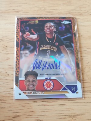 2023 Topps Chrome Autographs Orange Basketball Refractor