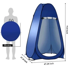 Portable Pop Up Shower Tent Instant Privacy Dressing Changing Tent Outdoor Room 
