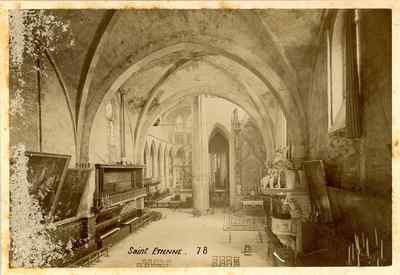 Vue Vintage Des Environs De Saint-Étienne – Tirage Albuminé Ancien (vers 1880)