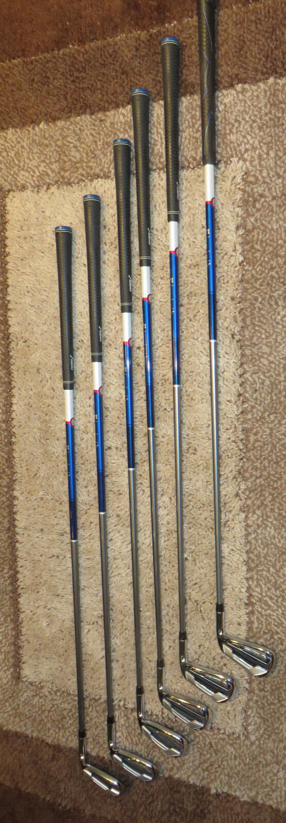 Adams Blue Irons, Hybrids and 5 Wood for Seniors or Moderate Swing
