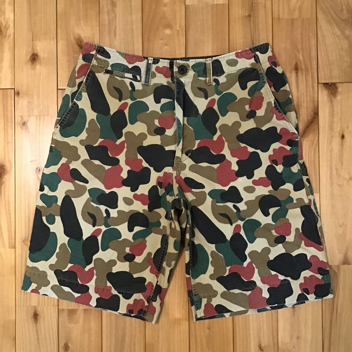 BAPE apeman camo shorts vintage a bathing ape Size M | eBay