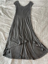 NEW w/Tag Gap Gray Hi-Lo Dress Asymmetrical Hem Low Back Small Petite