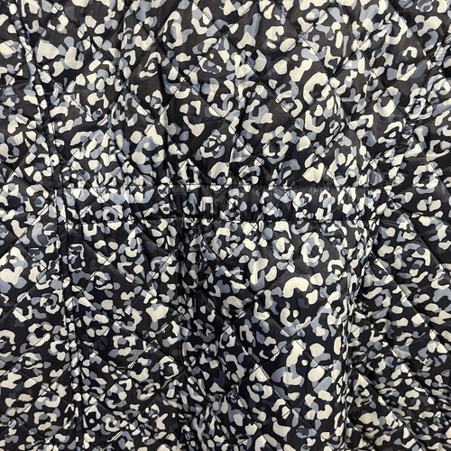 Talbots Down Filled Puffer Vest Petite Women's Large Blue Print Fleece Classy 90 - Picture 7 of 11