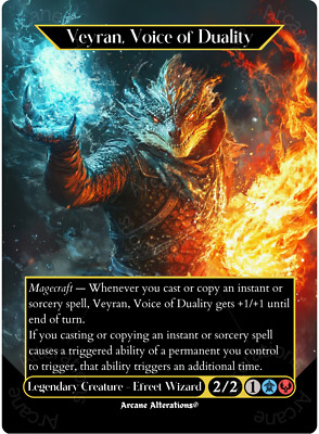Veyran, Voice of Duality - Full Art Altered Art Custom Proxy Cards
