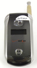 Motorola V series V276 - Black and Silver  Verizon  Rare Flip Phone - READ