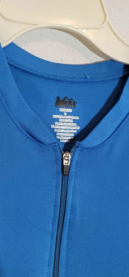 Женская синяя велосипедная майка REI размер Small - Изображение 4 из 4