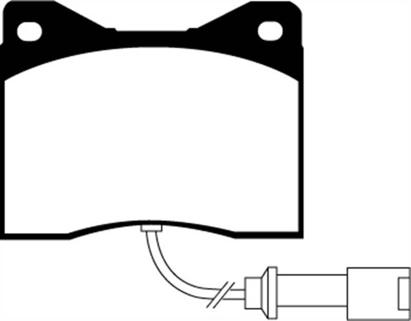 EBC for 78-82 BMW M1 3.5 Yellowstuff Front Brake Pads - ebcDP4753R