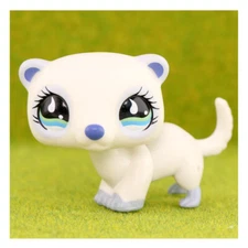 Lovely Pet Shop LPS White lps Ferret 798 Who Love LPS Kids Gift Cute Collectable