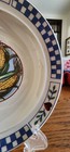 Corn on the Cob Bread Dessert Plates (pair) 6" Gibson Stoneware White Blue ! — photo 7