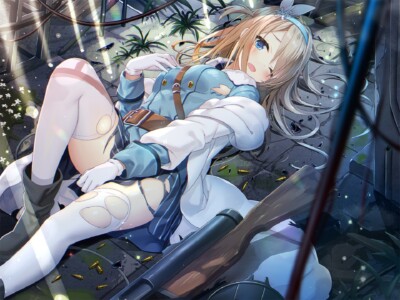 Anime Girls Frontline Suomi Kp 31 Girls Frontline  Gaming Mat Desk 43203