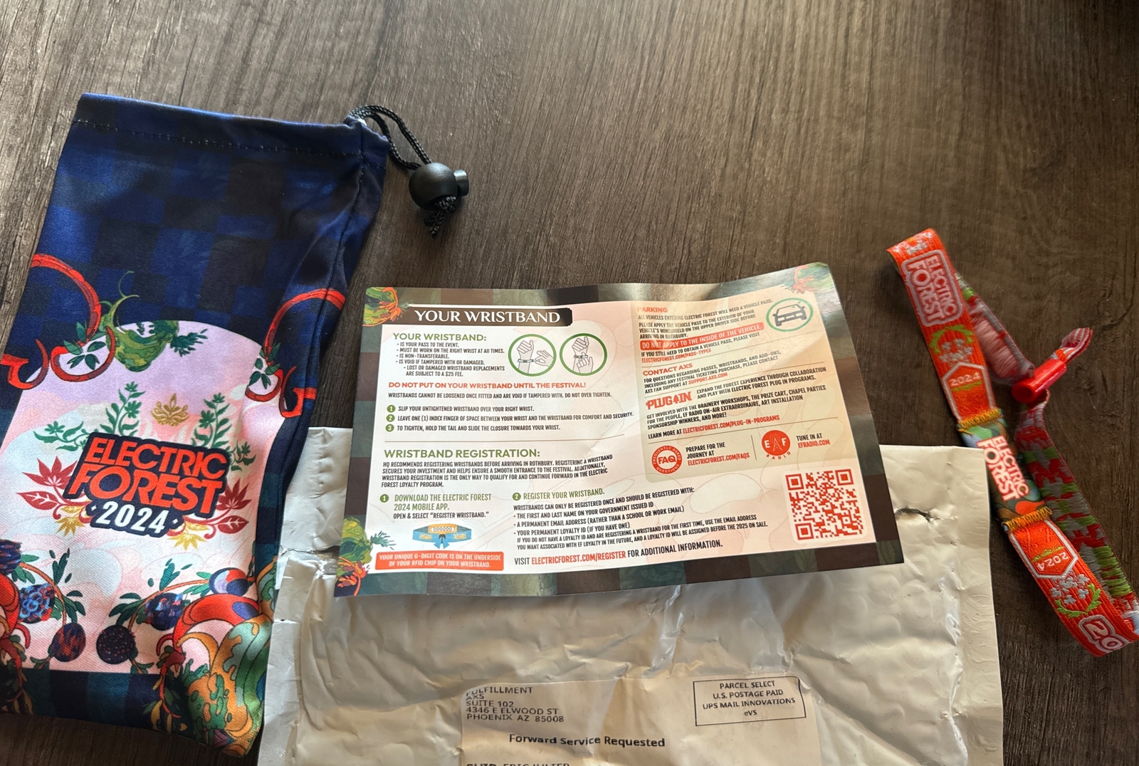 Electric Forest GA 2024, 4 Day Music Festival Ticket (wristband) eBay